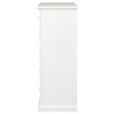 Sumerlin 6-drawer Bedroom Chest of Drawers White by Coaster at Eve Furniture