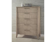 Sumire Five Drawer Ash Wood Chest in Ginger by Modus Furniture at Eve Furniture