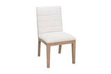 Sumire Ginger and Natural Linen Solid Wood Dining Chair (Set of 2) by Modus Furniture at Eve Furniture