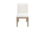 Sumire Ginger and Natural Linen Solid Wood Dining Chair (Set of 2) by Modus Furniture at Eve Furniture