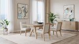 Sumire Ginger and Natural Linen Solid Wood Dining Chair (Set of 2) by Modus Furniture at Eve Furniture