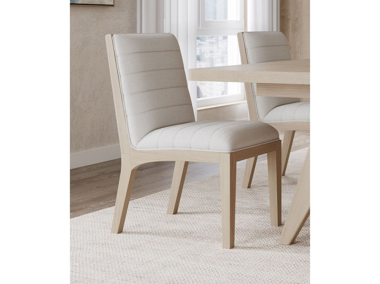 Sumire Ginger and Natural Linen Solid Wood Dining Chair (Set of 2) by Modus Furniture at Eve Furniture