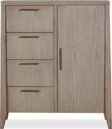 Sumire Ginger Four Drawer One Door Ash Wood Chest by Modus Furniture at Eve Furniture