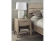 Sumire Ginger One Drawer One Shelf Ash Wood Nightstand by Modus Furniture at Eve Furniture