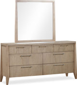Sumire Ginger Seven Drawer Ash Wood Dresser by Modus Furniture at Eve Furniture