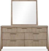 Sumire Ginger Seven Drawer Ash Wood Dresser by Modus Furniture at Eve Furniture
