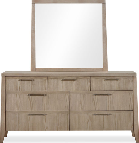 Sumire Ginger Seven Drawer Ash Wood Dresser by Modus Furniture at Eve Furniture
