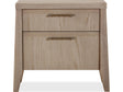 Sumire Ginger Two Drawer Ash Wood Nightstand by Modus Furniture at Eve Furniture