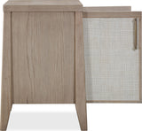 Sumire Ginger/Natural Cane Two Door Ash Wood Bachelor Chest by Modus Furniture at Eve Furniture