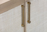 Sumire Ginger/Natural Cane Two Door Ash Wood Bachelor Chest by Modus Furniture at Eve Furniture