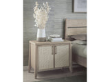 Sumire Ginger/Natural Cane Two Door Ash Wood Bachelor Chest by Modus Furniture at Eve Furniture