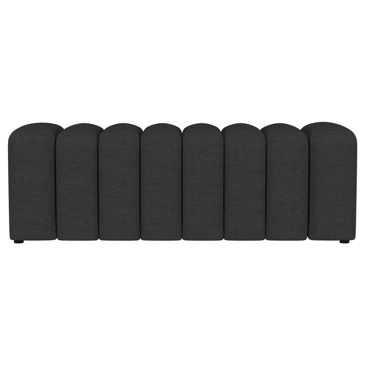 Summer Charcoal Upholstered Channel Tufted Accent Bench by Coaster at Eve Furniture