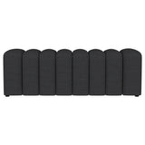 Summer Charcoal Upholstered Channel Tufted Accent Bench by Coaster at Eve Furniture
