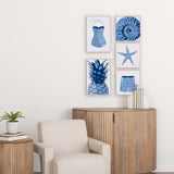 Summer Collection I by Mercana Studio a Hand Embelished Textured Framed Art Print by Mercana at Eve Furniture
