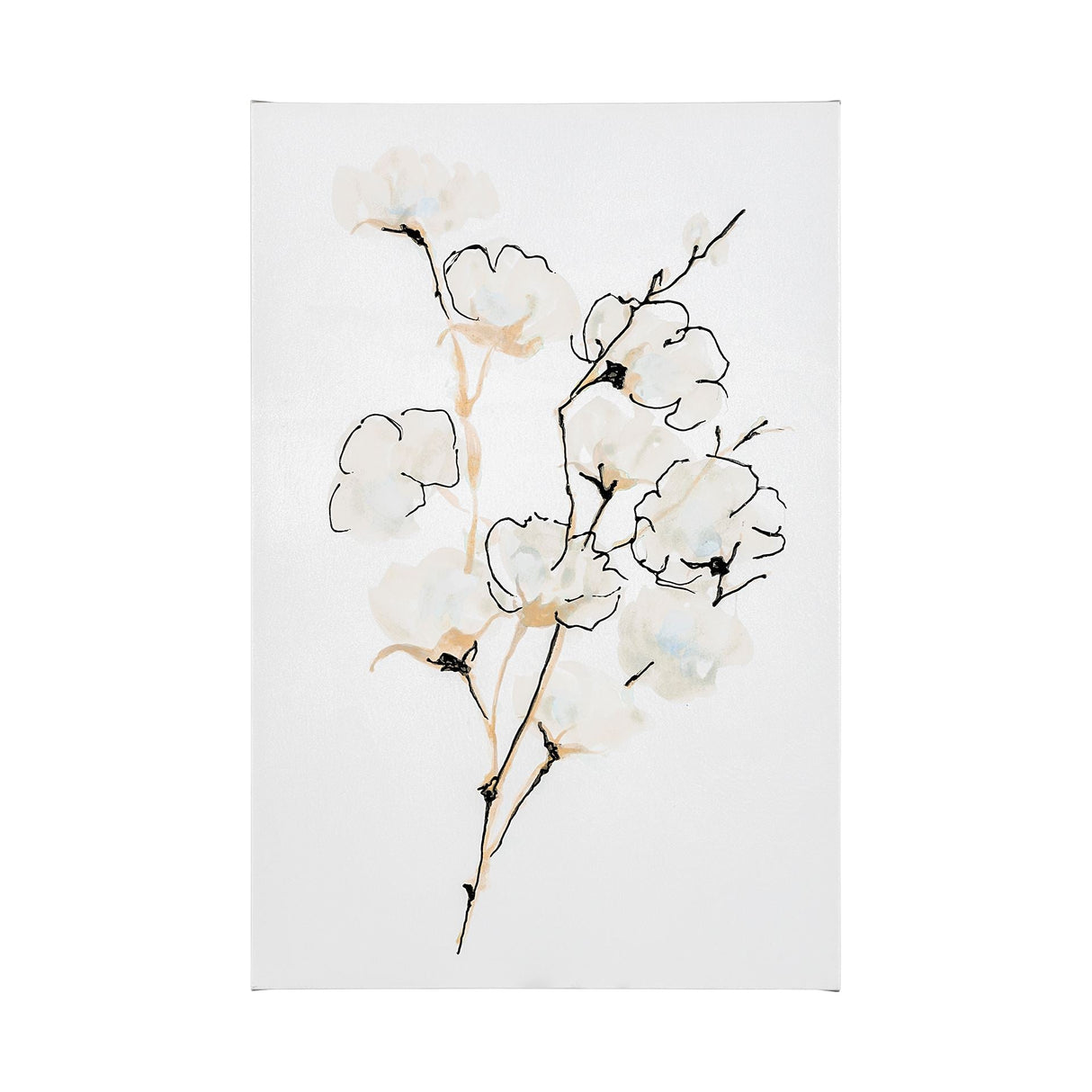 Summer Cotton III by Chris Paschke a Hand Embellished Textured Canvas by Mercana at Eve Furniture