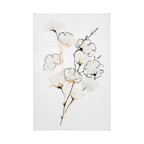Summer Cotton III by Chris Paschke a Hand Embellished Textured Canvas by Mercana at Eve Furniture