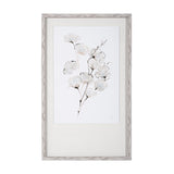 Summer Cotton III by Chris Paschke a Hand Embellished Textured Framed Art Print Matted under Glass by Mercana at Eve Furniture