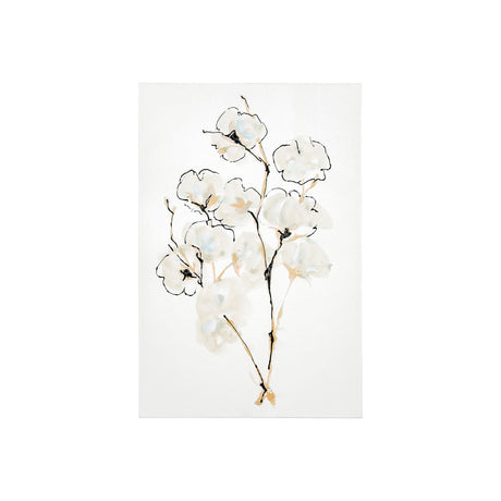 Summer Cotton IV by Chris Paschke a Hand Embellished Textured Canvas by Mercana at Eve Furniture