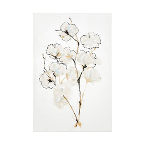 Summer Cotton IV by Chris Paschke a Hand Embellished Textured Canvas by Mercana at Eve Furniture