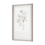 Summer Cotton IV by Chris Paschke a Hand Embellished Textured Framed Art Print Matted under Glass by Mercana at Eve Furniture