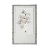 Summer Cotton IV by Chris Paschke a Hand Embellished Textured Framed Art Print Matted under Glass by Mercana at Eve Furniture
