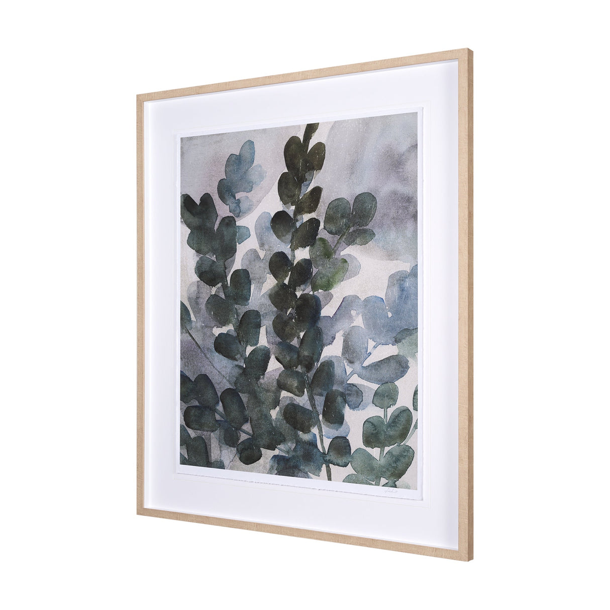 Summer Foliage I by Mercana Studio a Hand Embellished Textured Framed Art Print Matted under Glass by Mercana at Eve Furniture