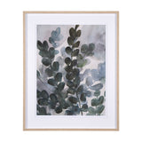 Summer Foliage I by Mercana Studio a Hand Embellished Textured Framed Art Print Matted under Glass by Mercana at Eve Furniture