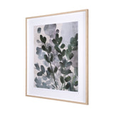 Summer Foliage II by Mercana Studio a Hand Embellished Textured Framed Art Print Matted under Glass by Mercana at Eve Furniture