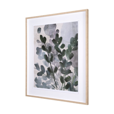 Summer Foliage II by Mercana Studio a Hand Embellished Textured Framed Art Print Matted under Glass by Mercana at Eve Furniture