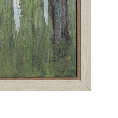 Summer Garden I by Mercana Studio Hand-Embellished Textured Framed Canvas Artwork by Mercana at Eve Furniture