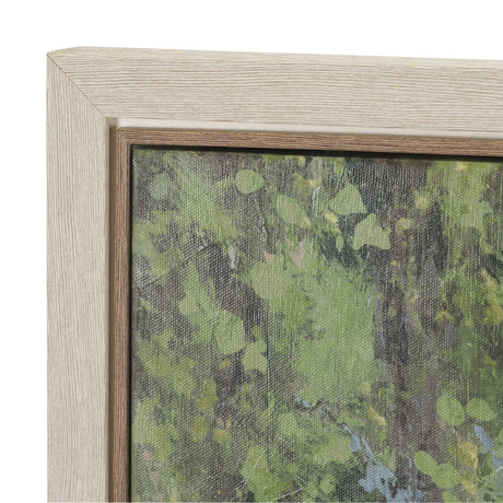 Summer Garden I by Mercana Studio Hand-Embellished Textured Framed Canvas Artwork by Mercana at Eve Furniture