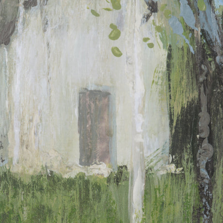 Summer Garden I by Mercana Studio Hand-Embellished Textured Framed Canvas Artwork by Mercana at Eve Furniture
