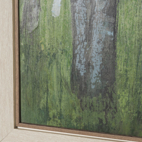 Summer Garden II by Mercana Studio Hand-Embellished Textured Framed Canvas Artwork by Mercana at Eve Furniture