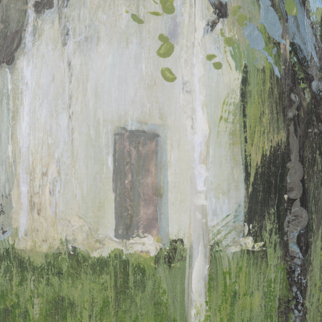 Summer Garden II by Mercana Studio Hand-Embellished Textured Framed Canvas Artwork by Mercana at Eve Furniture