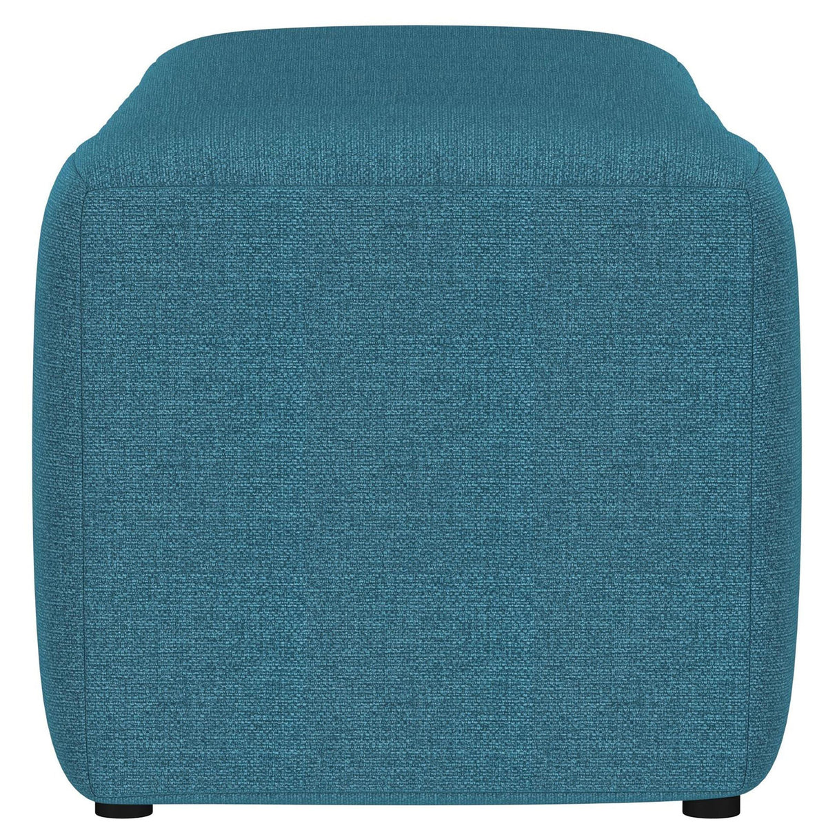 Summer Peacock Blue Upholstered Channel Tufted Accent Bench by Coaster at Eve Furniture