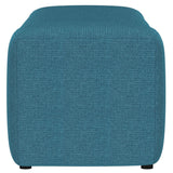 Summer Peacock Blue Upholstered Channel Tufted Accent Bench by Coaster at Eve Furniture