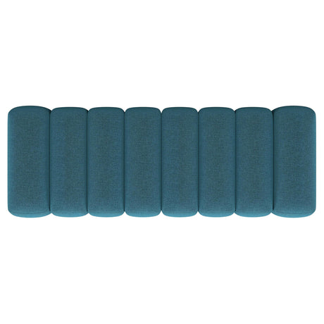 Summer Peacock Blue Upholstered Channel Tufted Accent Bench by Coaster at Eve Furniture