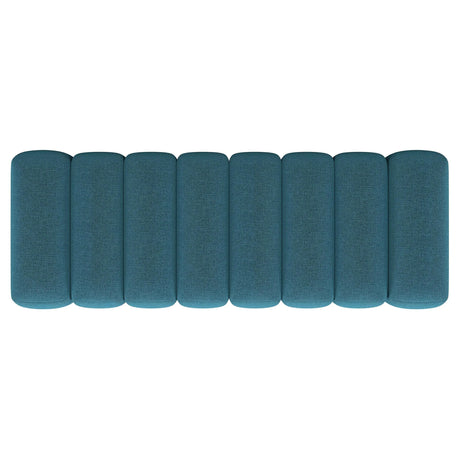 Summer Peacock Blue Upholstered Channel Tufted Accent Bench by Coaster at Eve Furniture
