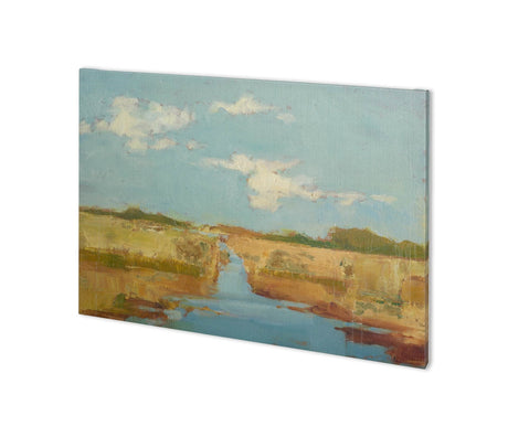 Summer Wetland I by Ethan Harper a Hand Embellished Textured Canvas by Mercana at Eve Furniture