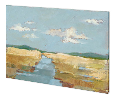 Summer Wetland II by Ethan Harper a Hand Embellished Textured Canvas by Mercana at Eve Furniture