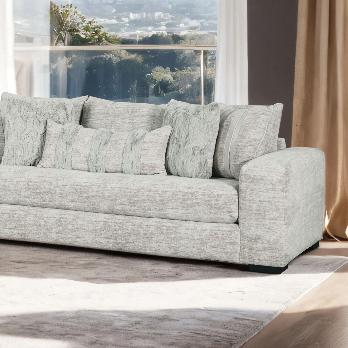 Summerset Gray Sofa by Furniture of America at Eve Furniture