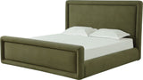 Summit Moss Upholstered Queen Bed by Modus Furniture at Eve Furniture