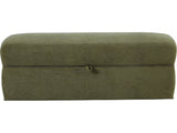 Summit Moss Upholstered Storage Bench by Modus Furniture at Eve Furniture