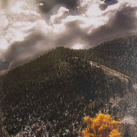 Summit Trail by Bobbie Goodrich a Hand Embellished Framed Photo Art Print Matted under Glass by Mercana at Eve Furniture