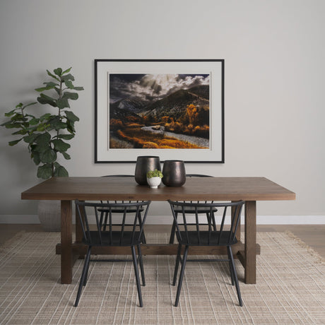 Summit Trail by Bobbie Goodrich a Hand Embellished Framed Photo Art Print Matted under Glass by Mercana at Eve Furniture