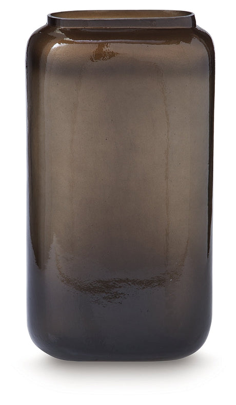 Sumner Gray/Gold Finish Vase by Ashley at Eve Furniture
