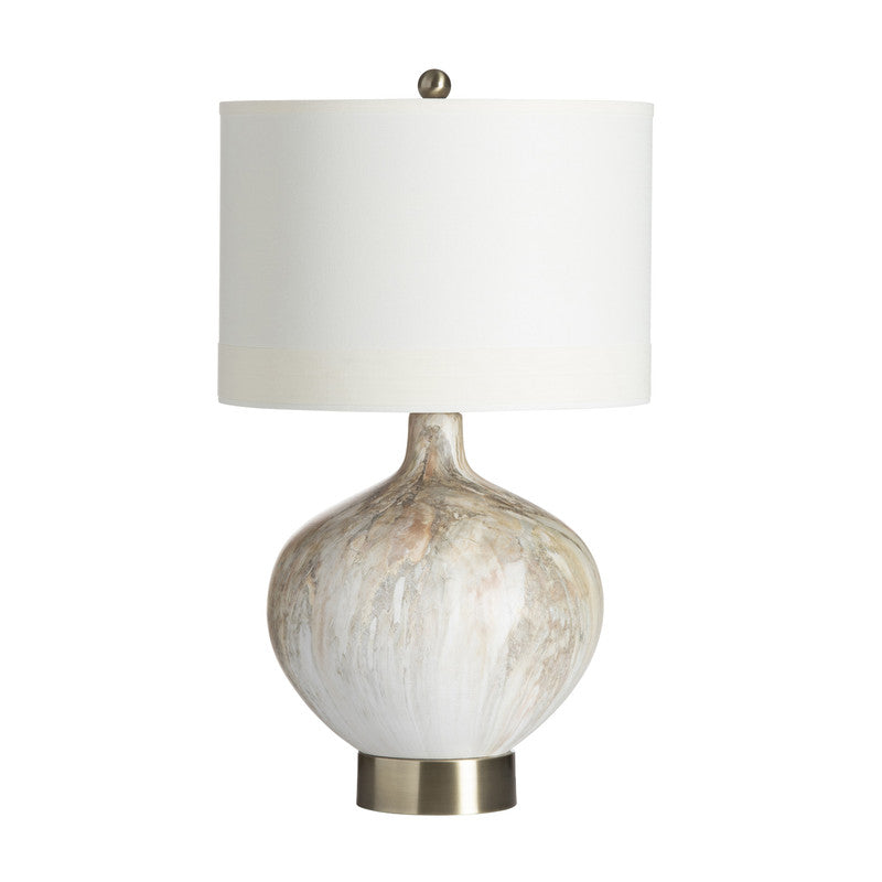 Sumner Grey/Blush Table Lamp by Crestview at Eve Furniture