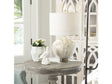 Sumner Grey/Blush Table Lamp by Crestview at Eve Furniture