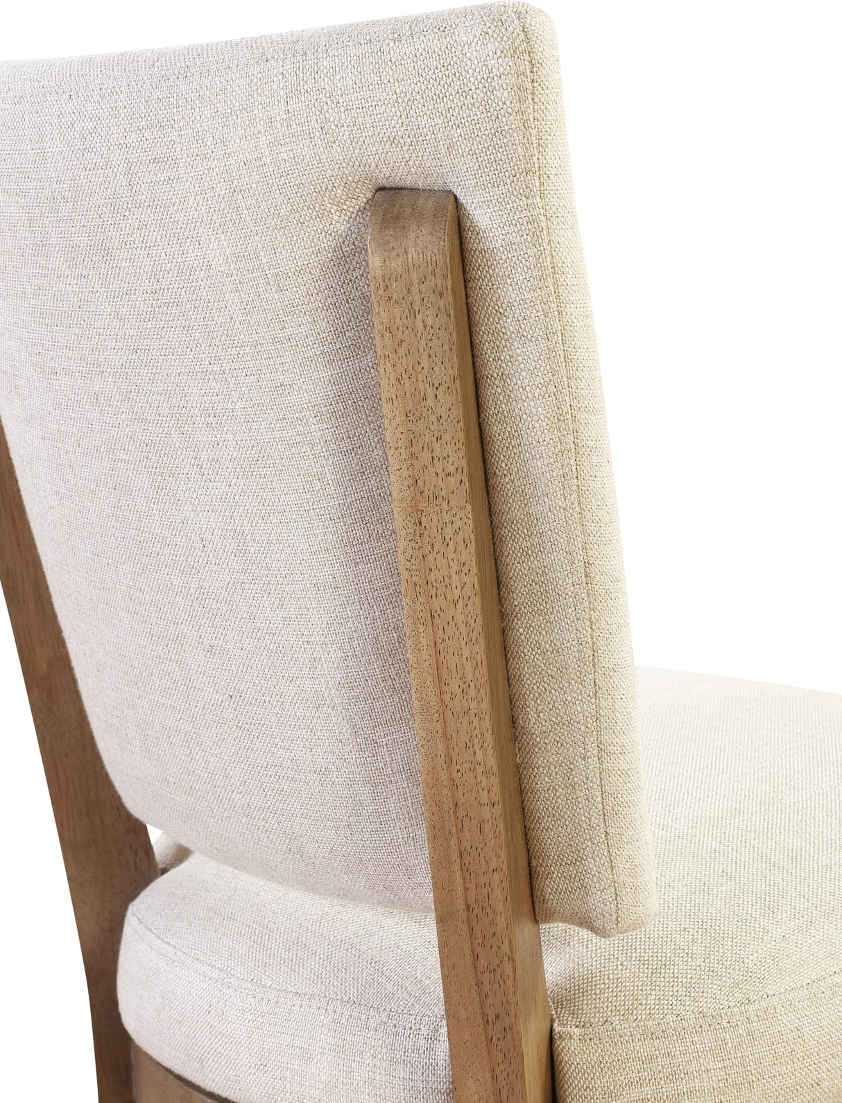 Sumner Natural Channel Back Upholstered Dining Chair (Set of 2)