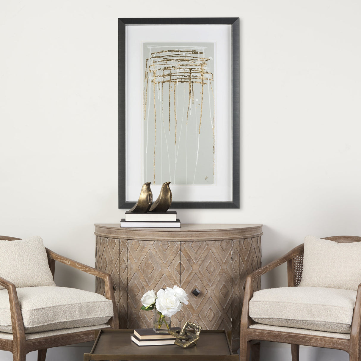 Sun River by Studio M a handmade Original Framed Artwork under Glass by Mercana at Eve Furniture